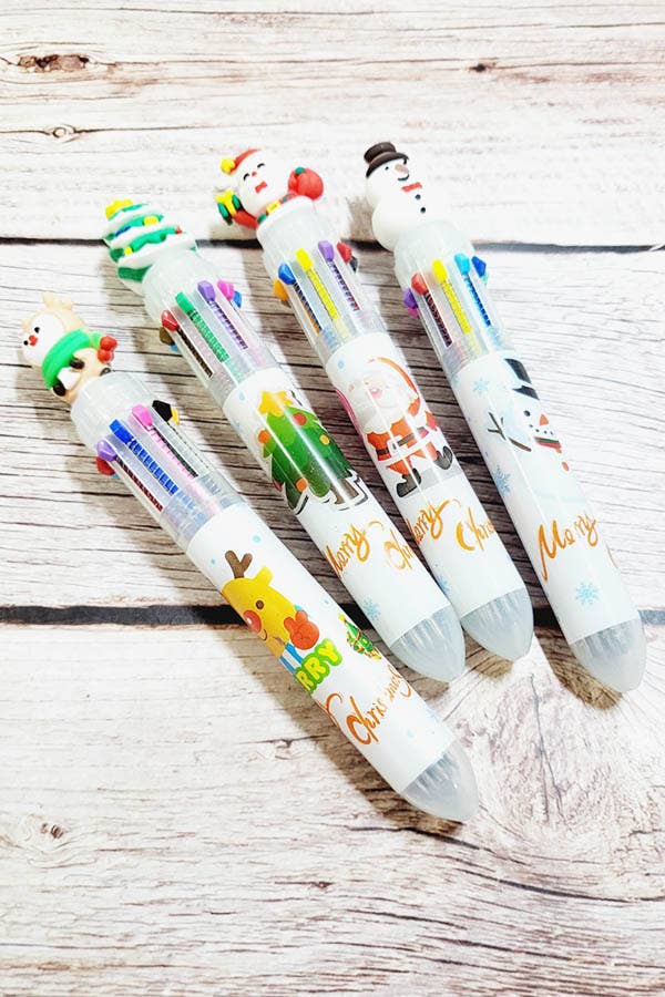 Christmas 10 Color Pen